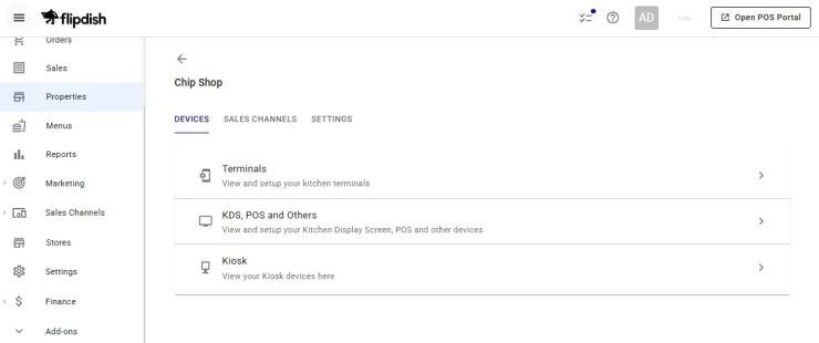 Editing a Property Devices